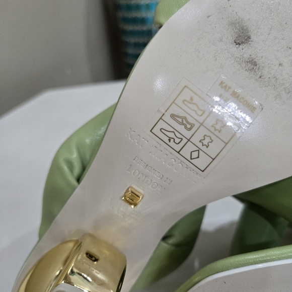 Kat Maconie Itzel Chain Heel Sandals Size EU 38 (fits US 7.5) - Picture 7 of 9